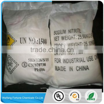 Supply Industry Grade 99% Sodium Nitrite