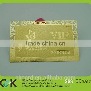 24k gold business card from shenzhen factory