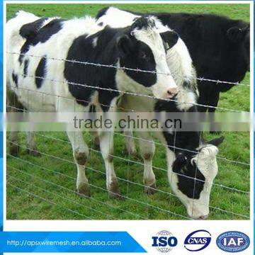 2016 hot sale galvanized cattle field fence