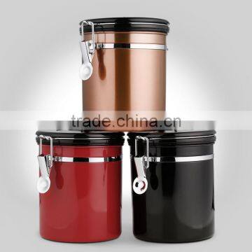 304 Stainless Steel canister with lid