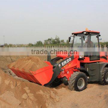 NEW ER20 Construction Wheel Loader with Quick Hitch/Snow Bucket for sale