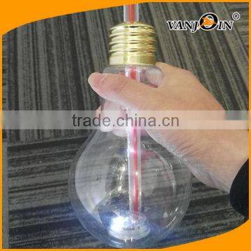 Big Mouth 500ml Plastic Light Bulb Bottle for Boba Tea BPA Free photo-4