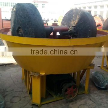 High profitable wet grinding pan mill for gold ore processing