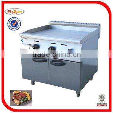 Gas Fry Top with cabinet