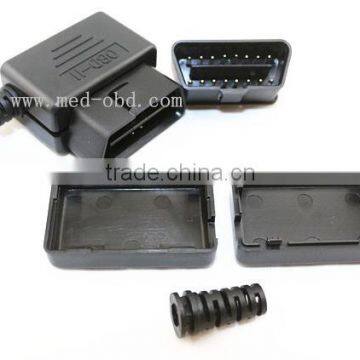 OBD2 Male Connector 16pin 90 Degree Right Angle J1962m Plug With Enclosure Without Screw photo-3