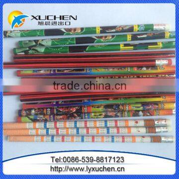 Wholesale Cheap Price Round/hexagonal Black Lead HB Pencil With Eraser photo-2