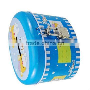 CMYK Offset Printing Rectangular Tin Can Coin Bank photo-6