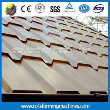 Glazed Tile Roofing Sheet Panel Roll Forming Machine/ Construction Used Color Steel Making Machine photo-4