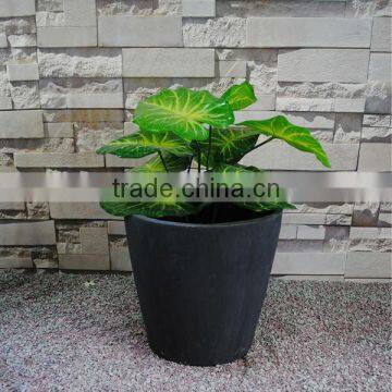 Simple Round Flower Cement Pot Garden Ornaments