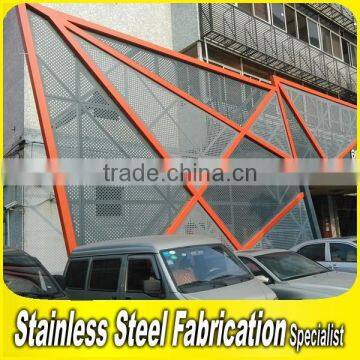 Perporated 304 Stainless Steel Laser Cut Decorative Metal Outdoor Screens