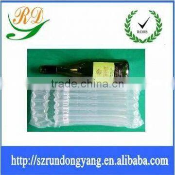 Air plastic bubble packing bags for 750ml wine bottles