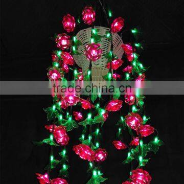 Artificial newest fiber mini vase ,christmas rope light silhouette