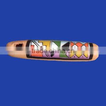 Clay finger flute ocarina necklace harmonica