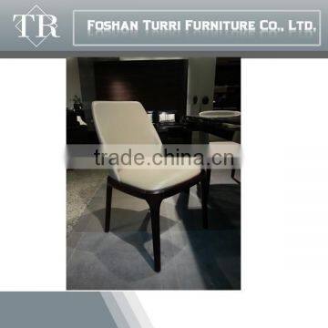 High Quality Dining Wood Chair With pu Leather photo-5