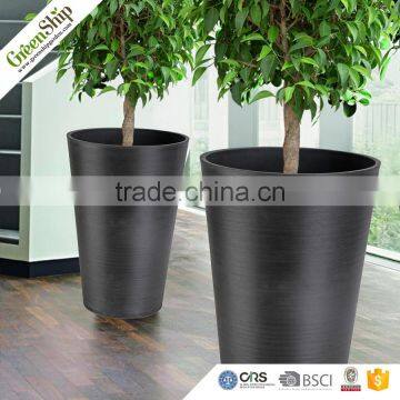 UV protection Lightweight plastic plastic round flower planter