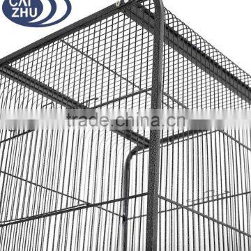 146cm Large Parrot Bird Cage Play Top W/Perch Stand Two Doors Aviary House photo-5