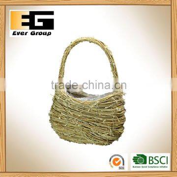 Nature Rattan Flower Pots Handmade Baskets for Sale photo-4