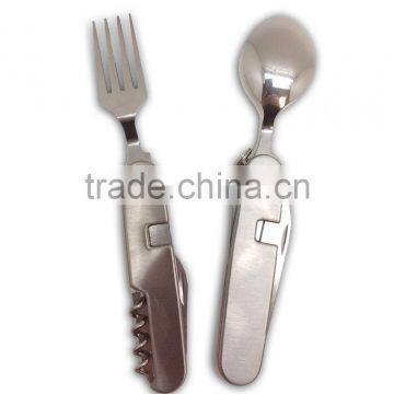 High Quality Stainless Steel Fork and Spoon Tool Set, 6 in 1 Fork and Spool Set photo-2