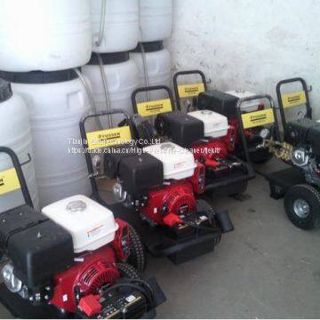 500 Бар, 15 л/мин бензиновый двигатель высокого давления, мойка с катушкой photo-2