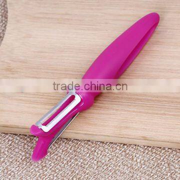 PP Handle Stainless Steel Fruit Apple Grater Vegetable Peeler photo-4