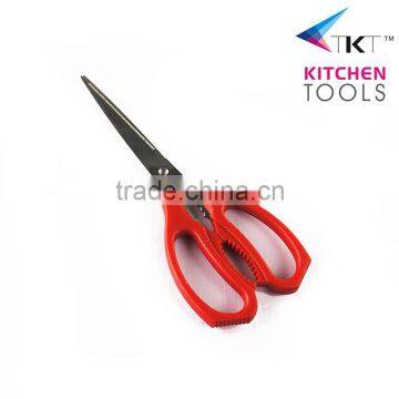 FDA qualified rubber handle metal kitchen chicken scissor