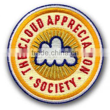 high quality customuzed embroidery patch, embroidery badges