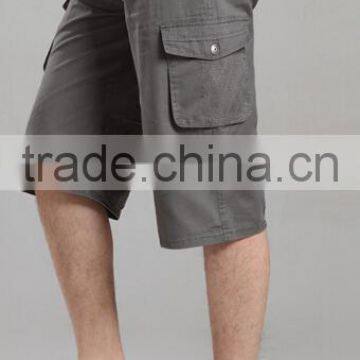 Man Shorts, MTM Service, Half Leg Length Shorts, Gray Shorts photo-2