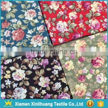 Fashion Clothing Material 100% Cotton Poplin Floral Printed Fabric