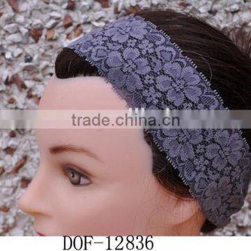 Fashion white HOT popular cotton spring lace hairband