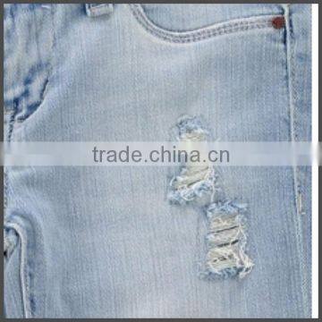 Custom New Fashion Girls Scratch Jeans photo-3