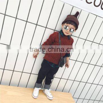 1-6 Years 2017 New Wholesale Autumn O-Neck Knitted Solid Kids Boys Girls Sweaters (pick Size) photo-6