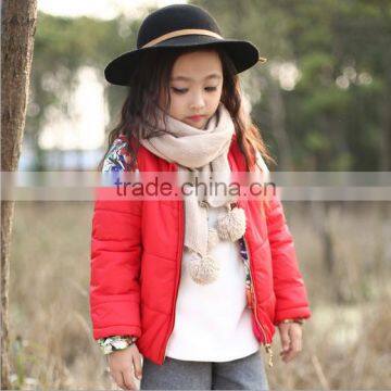 Delta Short Coat of Kids High Quality Winter Coat for Children Red and Orange Coat for Girls photo-2