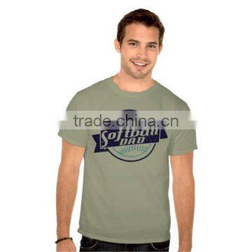 2015 Hot 60% Cotton 40% Polyester Color Plain Tee Shirts Custom Print photo-5