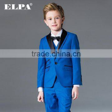 ELPA Fashion Designer Slimming Wholesale Blue 3 Piece Kids Tuxedo Suits photo-2