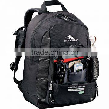 High Sierra Impact Backpack - Large Main Compartment, Media Player Pocket With Headphone Port and Comes With Your Logo. photo-2
