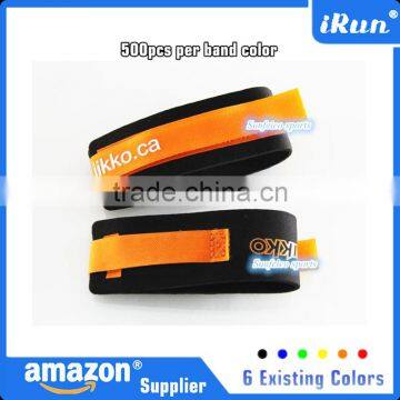 Triathlon Timing Chip Band -Ankle Neoprene Running Leg Hook and Loop band- Accept Custom - Ebay/Amozn Supplier