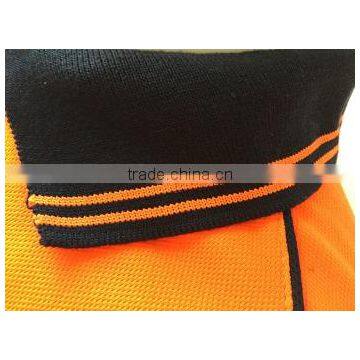 Mens Two-tone High Visibity Reflective Work Wear Poly/cotton Silk-screen Print Safety Polo Shirt photo-5