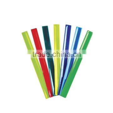 Custom Logo Printed Reflective Slap Wrap Slap Band Wristband photo-6