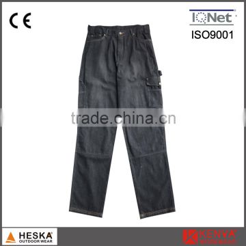 High quality 100%cotton breathable in black color men jeans