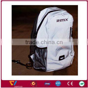 Waterproof High Light Basketball Backpack Bag Cycling Reflective Backpack With Helmet Bag photo-2