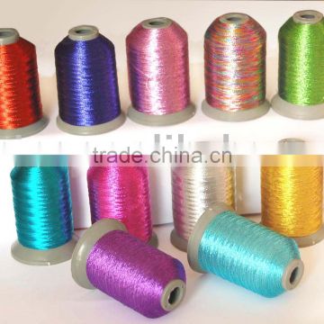 Metallic embroidery thread