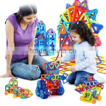 77pcs Kids Educational Construction Set Toys Plastic Magnetic Building Blocks photo-3