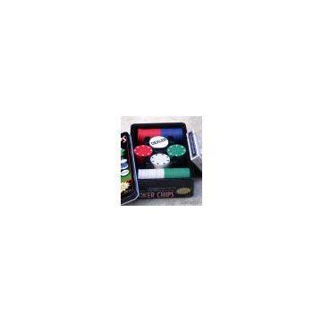 Spain Professional Poker / Gaming / Game Metal Chips Case Set