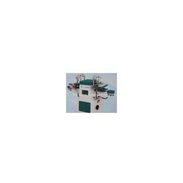 Horizontal double end mortising machine