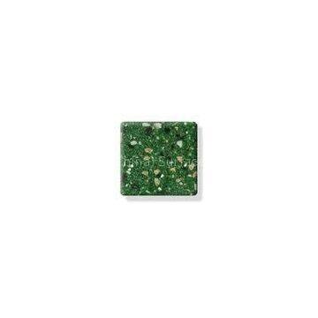 OEM Green Composite Resin Acrylic Solid Surface Stone Panel 5mm Thickness