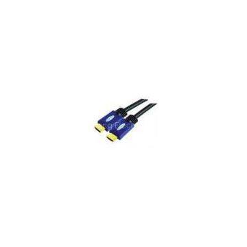 Blue Hdmi Cables 1.4 Golden Plated 19 Pin 5m , 20ft , Customized