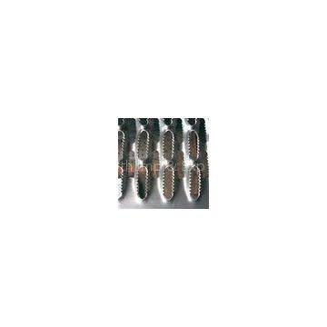 304 316 Stainless Steel Floor Grating / Diamond opening metal plank grating