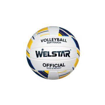 Machine Sewn PU PVC Rubber Volleyballs photo-3