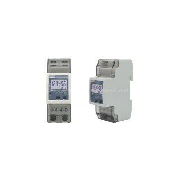 Din Rail Single Phase Active Power Meter KWh Meter