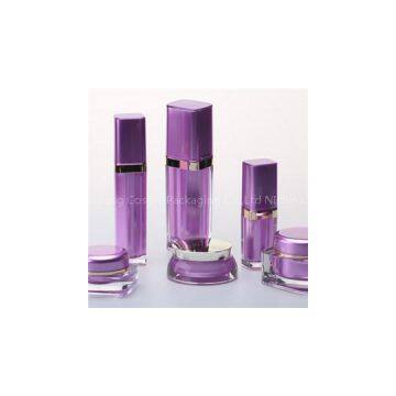 beautiful acrylic cosmetic packaging bottles and jars
